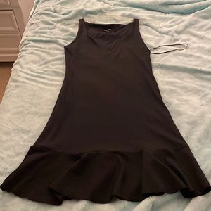 Black tight dress, stretch material